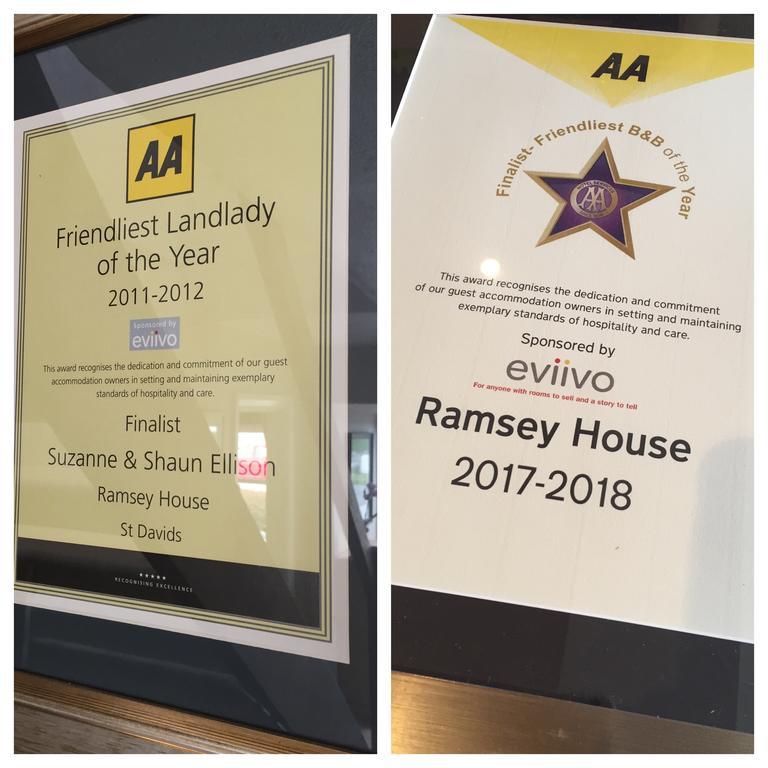 Ramsey House - Luxury Licensed B&B - Parking And Guest Lounge St. Davids  Dış mekan fotoğraf